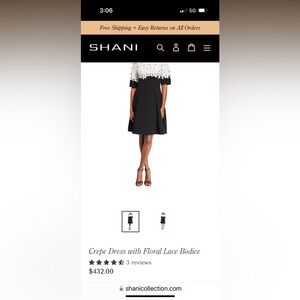 Shani dress.  Worn only once to a luncheon.  Very flattering and comfortable.